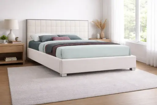 [29887] BED BEAFORD REF AEC137 6'0 REMB - LIGHT BROWN