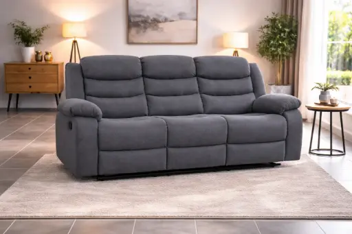 [29878] SOFA BURFORD REF HD-9029 3  SEATER 103-33 GREY