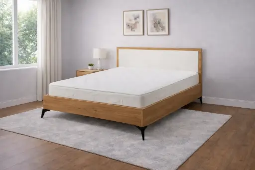 [29531] BED CAPILEIRA REF 700 (3PC) 5'0 OAK/WHITE