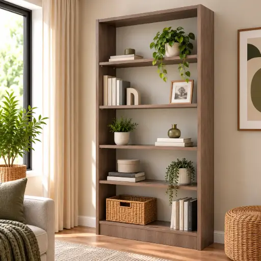 [28752] ETAGERE BILLY  1800*800*300 STAR BROWN