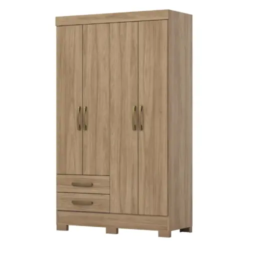 [28768] ARMOIRE ELANDS REF BE12-198 (2PC) 4 PTS 2TIRS JEQUITIBA GLOSS