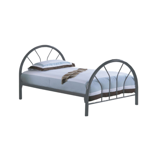 [17302] BED LENOX (DIY) REF M-64 3'0 190 X 90CM BLACK
