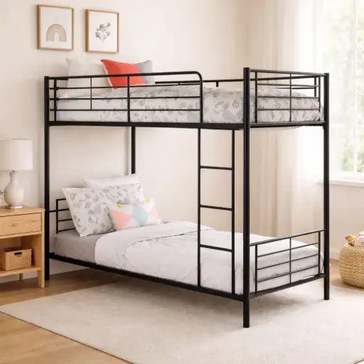 [17298] BED MARTA(DIY) SD-453109 ETAGE 190 X 90CM BLACK