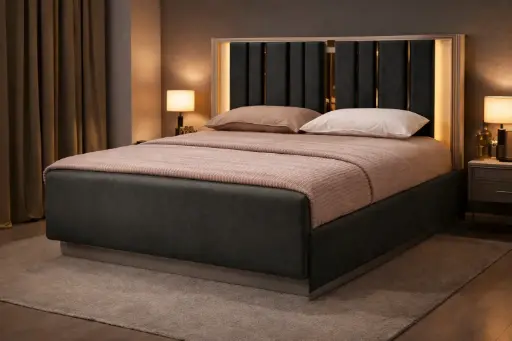 [29761] BED MATILDA-IRMAK 5'0 REMB +  LED LIGHT