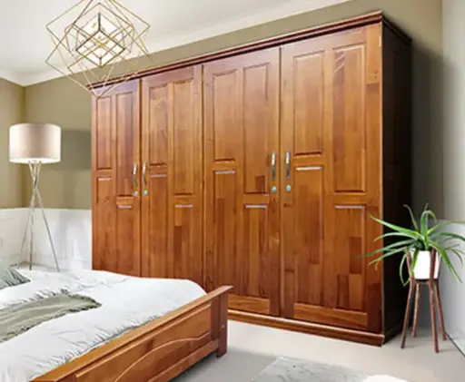 [24223] ARMOIRE NAIRA 4 PTS ORANGE