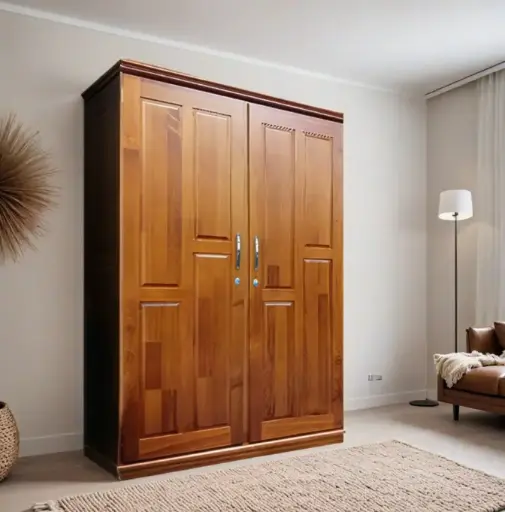 [24924] ARMOIRE NAIRA 2 PTS ORANGE