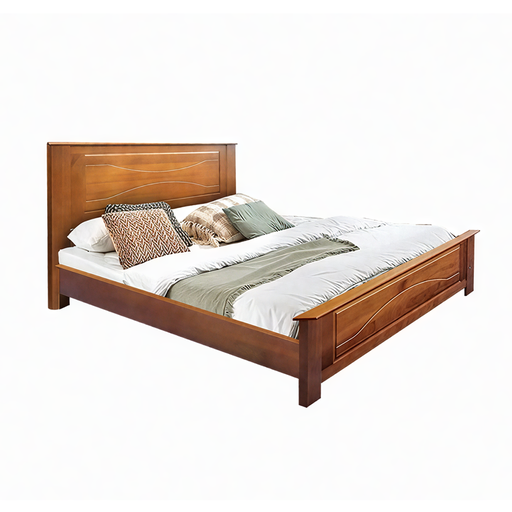 [28047] BED NAIRA 5'0 VERNI SAPELE FONCER