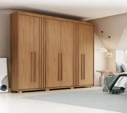 [29911] ARMOIRE NORTON REF D325-128 (3PC) 6 PTS + 4 TIRS NATURE