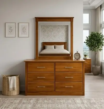 [28829] COIFFEUSE PALAUMA 6 TIRS +MIRROR ORANGE