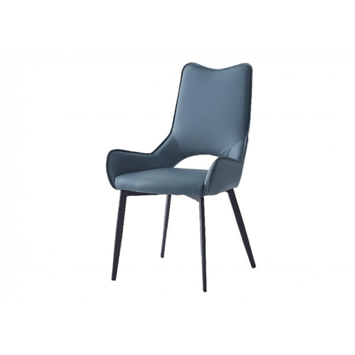 [29449] CHAISE PEYTON REF DC-511 (2 IN1) DINING SMOKY PU LIGHT GREY