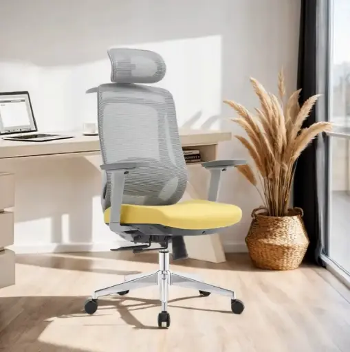 [29900] OFFICE CHAIR ICON - HG PLUS HIGH BACK ERGONOMIC MESH GREY