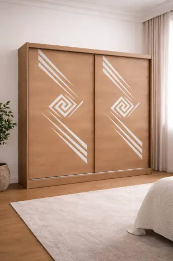 [28571] ARMOIRE ROMA SLIDING GRAND FORMAT - DESIGN LASER HUTIT