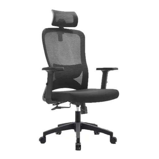 [29895] OFFICE CHAIR SAMMY - H (2 IN 1) HIGH BACK MESH BLACK