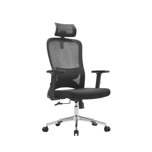 [29895] OFFICE CHAIR SAMMY - H (2 IN 1) HIGH BACK MESH BLACK