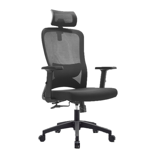 [29896] OFFICE CHAIR SAMMY - M (2 IN 1) MEDIUM BACK MESH BLACK