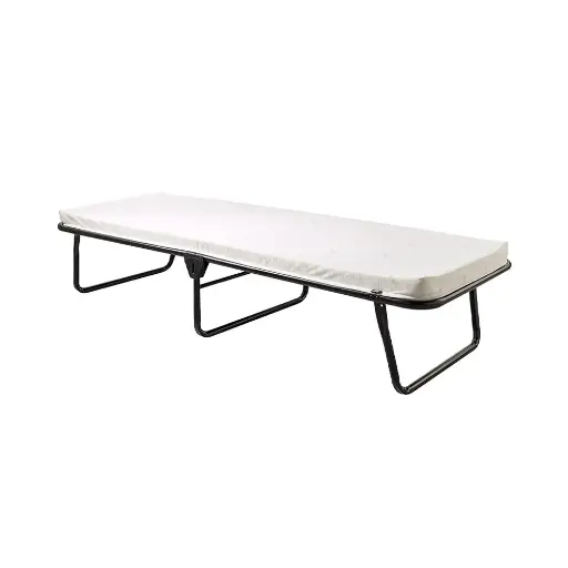 [29186] BED SANDRA REF T-00225 3'0 190 X 90CM FOLDABLE + MATTRESS BLACK