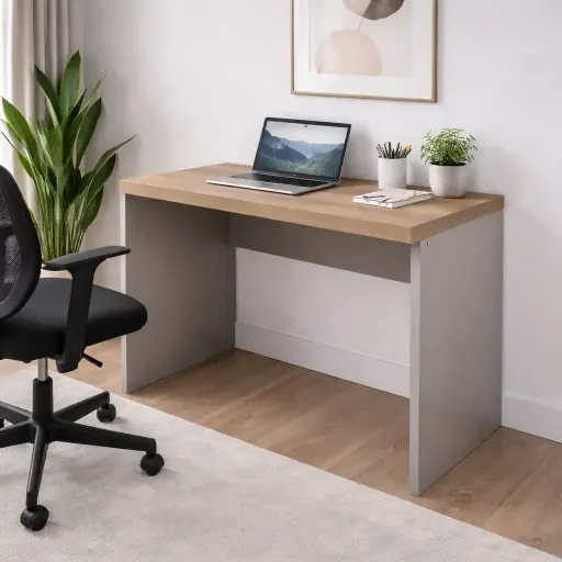 [30876] OFFICE TABLE STUDIO (2PCS) 2 TIRS 900 HONEY/CACAO