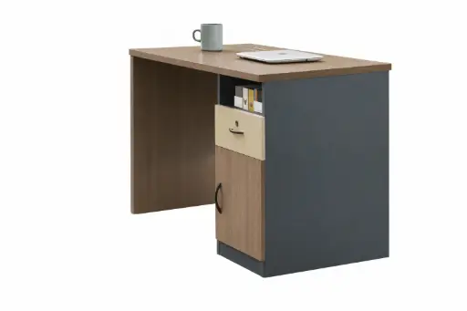 [29381] OFFICE TABLE WELLOW REF F20B-12B 1 PT 1TIR TORREYA & DARK GREY