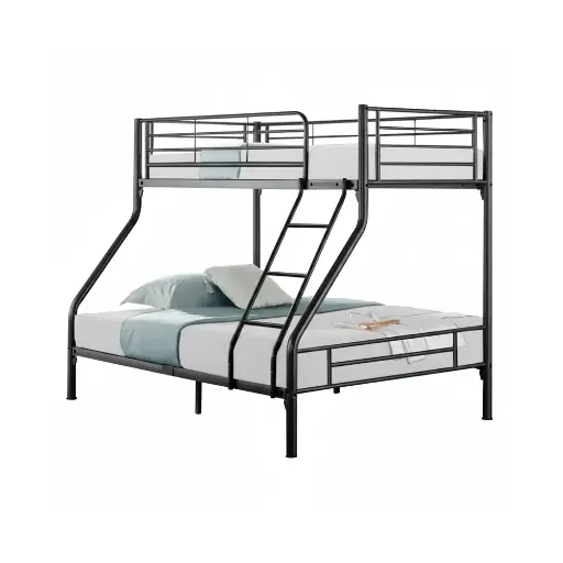 [17299] BED ZAFRA (DIY) REF BSD-453118 ETAGE 190X90/140CM BLACK