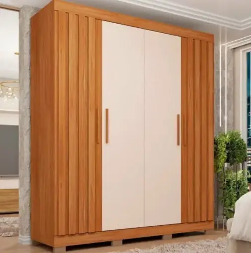 [29940] ARMOIRE SOPHIA 1.8 4PTS (3 PCS) FREIJO/OFF WHITE