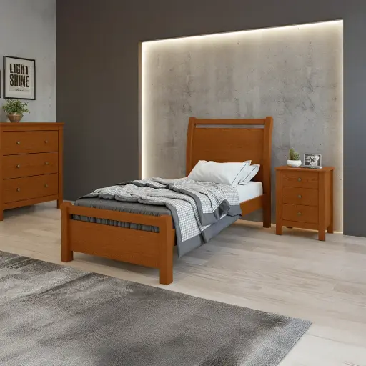 [30133] BED REALI (3PC) 3'0 FRASSINO