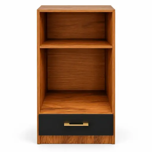 [30547] MINI TOWER CAMEROON III 600MM BLACK &  BROWN