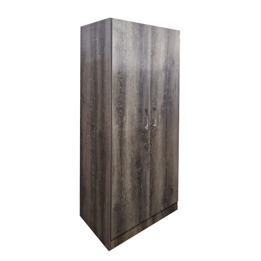[30551] ARMOIRE GRAVIX 2 PTS 2 TABLETTE/PENDERIE REF JF96 LIGHT BROWN