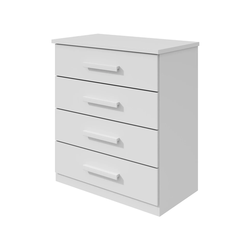 [29514] COMMODE BAIAO 4 TIRS WHITE 
