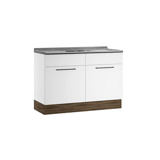 [30654] KITCHEN EXCLUSIVE BASE UNIT 2 DRS 2 DRWS WITH SINK WHITE 