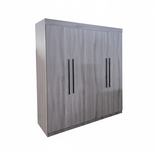 [30753] ARMOIRE NARDO 4 PTS GREY