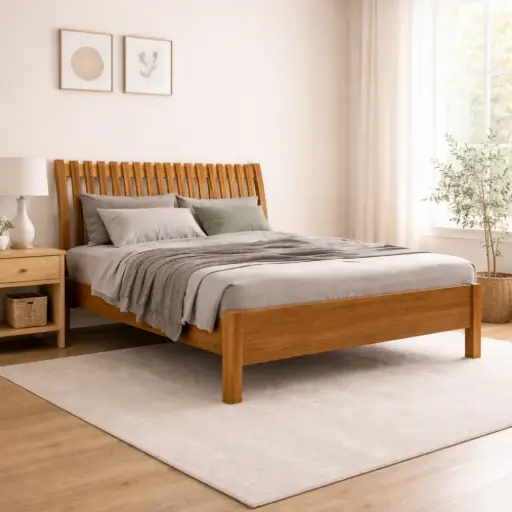 [30836] BED AREZZO III 5'0 1.50 X 1.90 FREIJO 