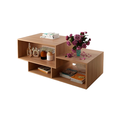 [30864] COFFEE TABLE SHEDIAC REF MC2228 RECTANGLE ALMOND