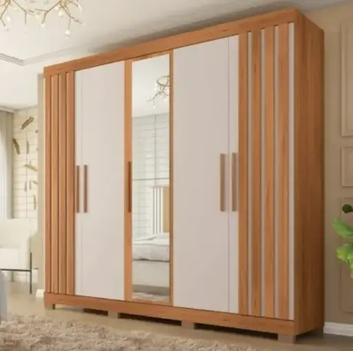 [30874] ARMOIRE SOPHIA 2.2 5PTS (4PCS) FREIJO/OFF WHITE