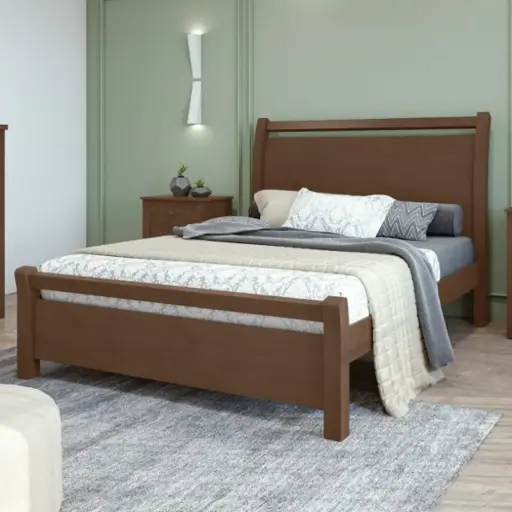 [28877] BED REALI (DIY) (3PC) 4'6 IMBUIA CLEAN 