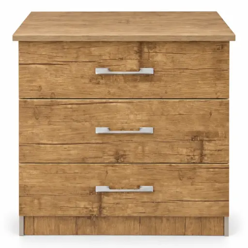 [31032] KITCHEN FANCY BASE UNIT 3 DRAWER SA163