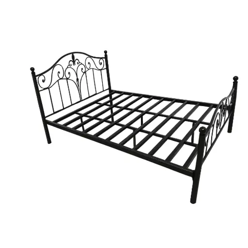 [31559] BED CODESA REF M-114 (DIY) 4'6 190 X 140 CM BLACK