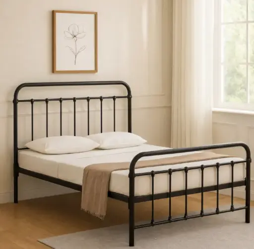[31560] BED MEL (DIY) 5'0 190 X 150 CM BLACK 