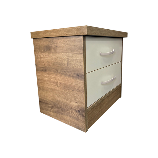 [31724] TABLE DE NUIT GRACE 2 TIRS WHITE