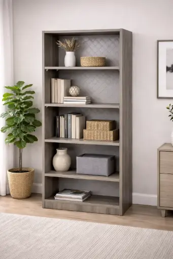 [27903] BOOKCASE DAX 6 SHELVES PROMO 240MM REF SA 468 