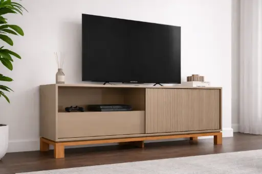[31682] MEUBLE TV MONDRIAN 1.5 SUED MR / FREIJO
