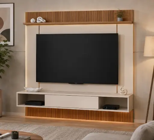 [31685] MEUBLE TV VENUS 1.8 OFF WHITE MR / FREIJO