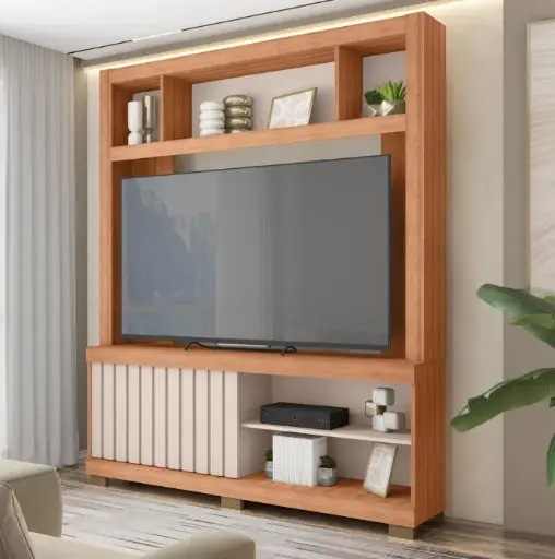 [31686] MEUBLE TV CINNE 1.6 (2 PCS) FREIJO / OFF WHITE