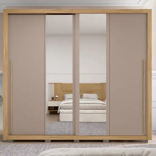 [31705] ARMOIRE PRATICUS LUX 2.4 (5PCS) 2PTS SLIDING BURITI / FENDI