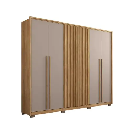 [31707] ARMOIRE NEW COMODUS 2.7 (7PCS) 6P BURITI / OFF WHITE
