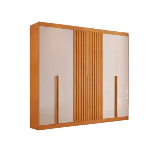 [31756] ARMOIRE SIENA 6 PTS (PCS) NATURE / OFF WHITE
