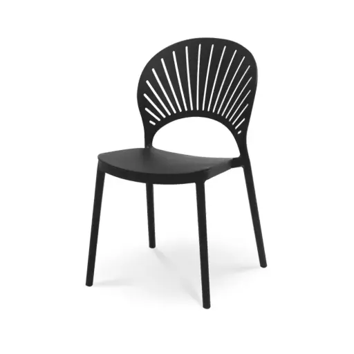 [29720] CHAISE BRAX REF PP-2052 (4 IN 1) DINING BLACK