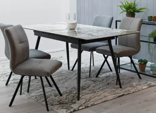 [31785] DINING TABLE VALENCY (2PCS) REF DT-8011 EXTENSIBLE RECTANGLE