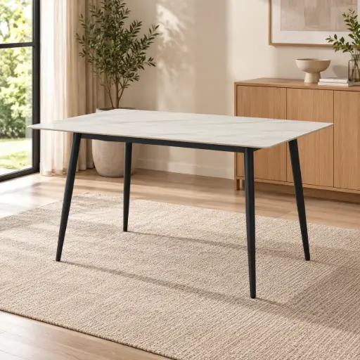[31787] DINING TABLE DESIGNY (2PCS) REF ST-802 RECTANGLE