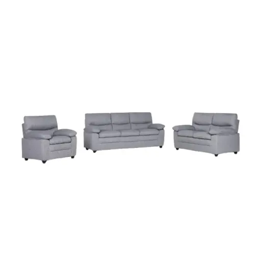 [31794] SOFA STATIONARY REF 9612B SET 3-2-1 GREY (XT-18)
