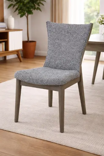 [31800] CHAISE DINING ANETZ REF JYC039 (2 IN 1) 12629-CURCAO ELM FAB:KS1228-17 SESAME